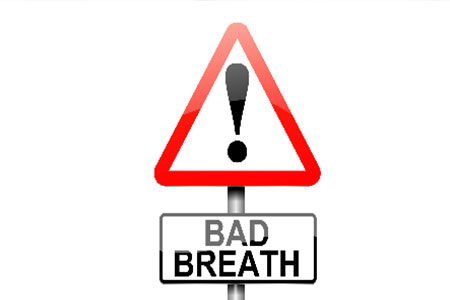 Bad breath sign